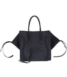 Celine Phantom Square Bag Black Imported Leather