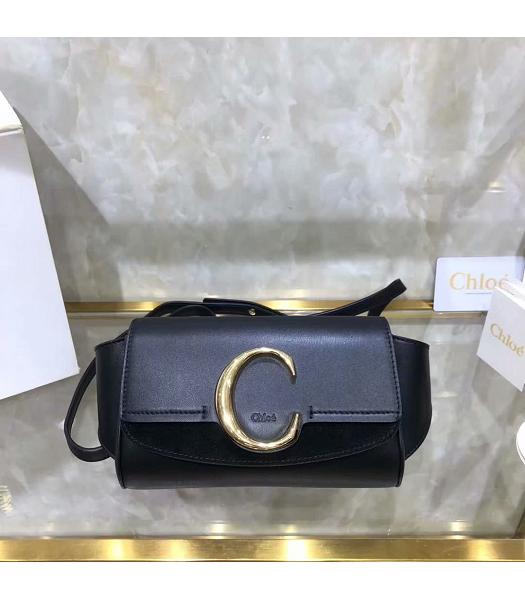 Chloe Original Calfskin Leather Belt Bag Black