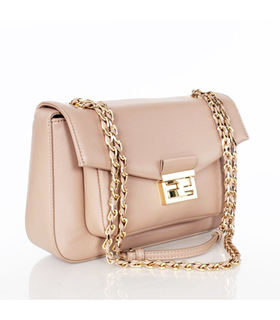 Fendi Iconic Be Baguette Small Bag With Apricot Original Leather