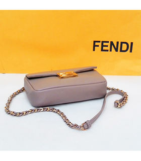 Fendi Mini Be Baguette Bag With Apricot Leather
