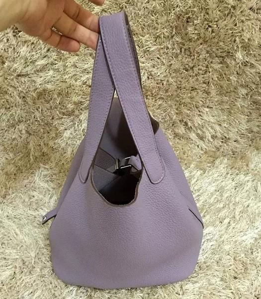 Hermes Mini Picotin Lock MM Bag Original Leather In Lavender Purple