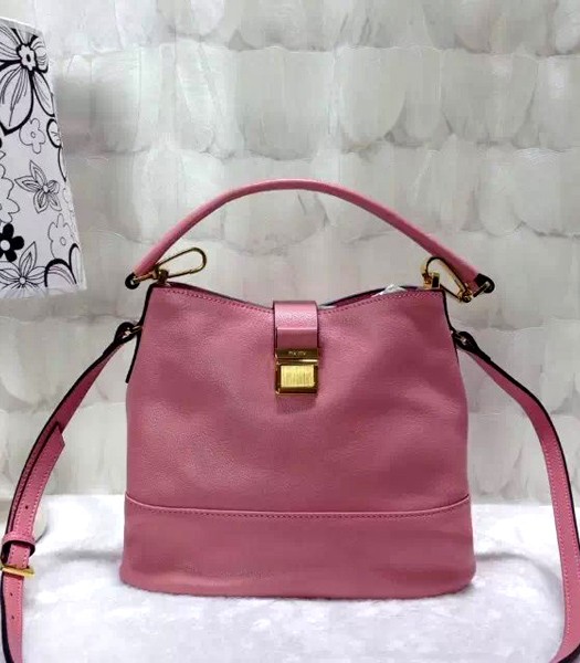 Miu Miu Pink Original Leather Tote Shoulder Bag