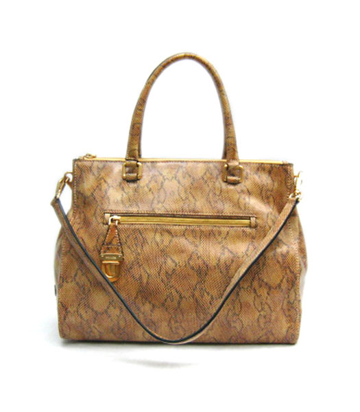 Prada Replica Snake Leather Tote Bag in Apricot_BR4288