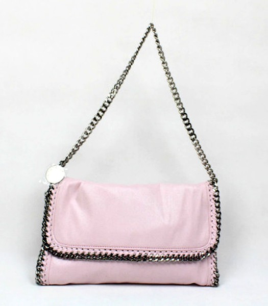 Stella McCartney Falabella Pink Shoulder Bag PVC Leather Silver Chain