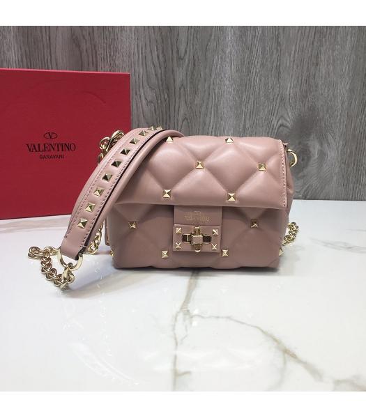 Valentino Pink Original Lambskin Garavani Candystud Mini Bag