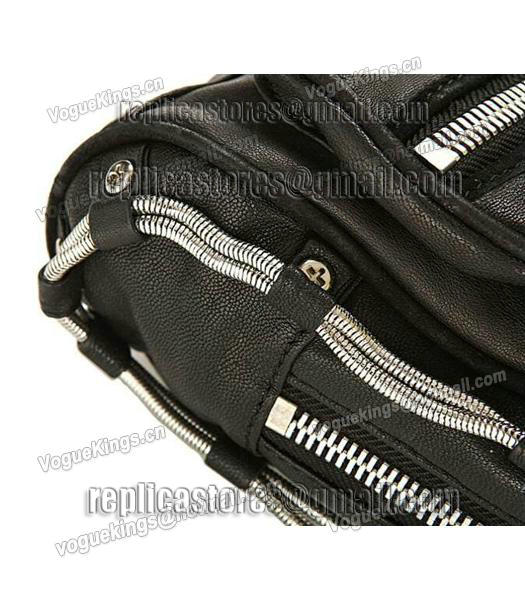 Alexander Wang Brenda Chain Shoulder Bag In Washed Black-1