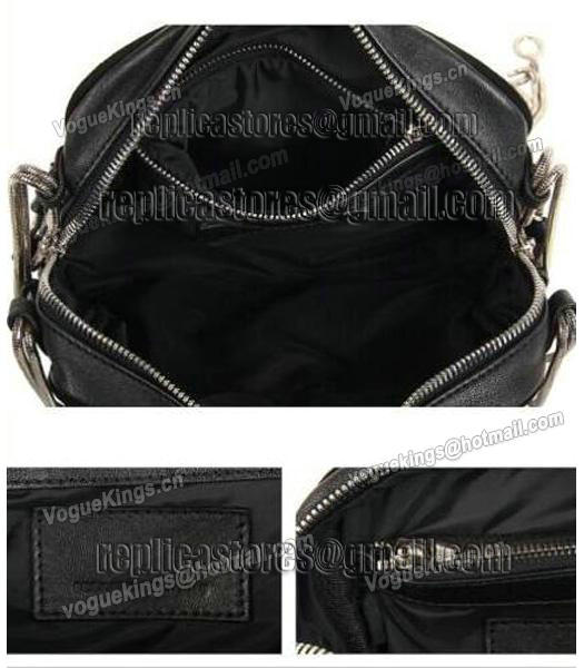 Alexander Wang Brenda Chain Shoulder Bag In Washed Black-4