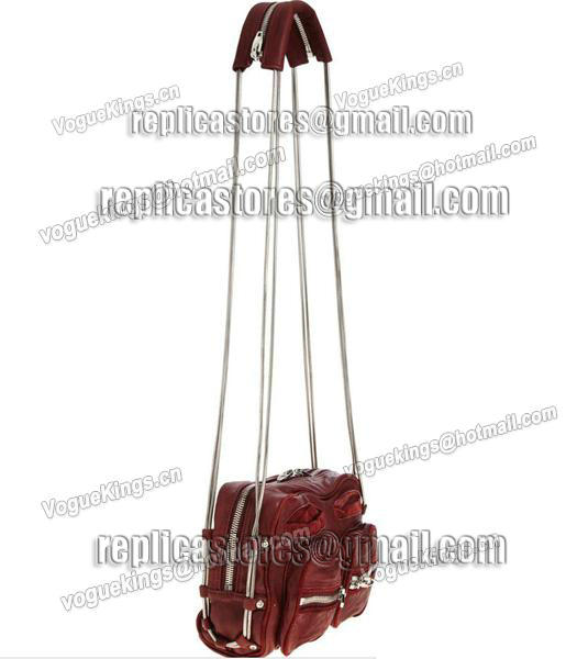 Alexander Wang Brenda Chain Shoulder Bag In Washed Jujube Red-2