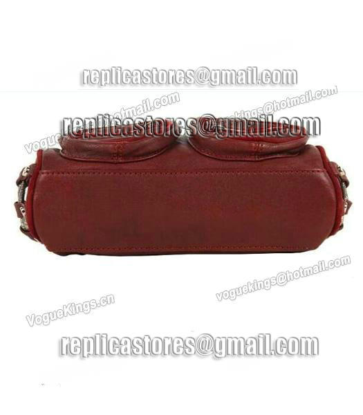 Alexander Wang Brenda Chain Shoulder Bag In Washed Jujube Red-3
