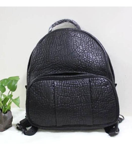Alexander Wang Bubble Lambskin Leather Backpack In Black