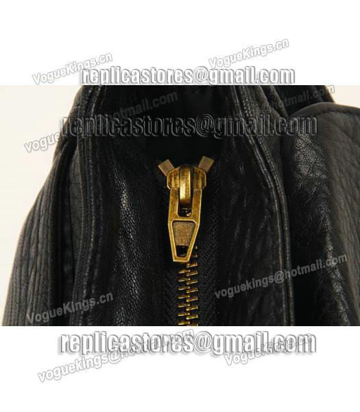 Alexander Wang Lia Vault Leather Shoulder Bag In Black-2