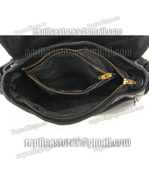 Alexander Wang Lia Vault Leather Shoulder Bag In Black-5
