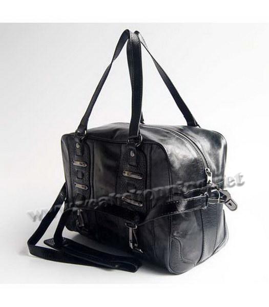 Balenciaga Black Genuine Leather Handbag-2