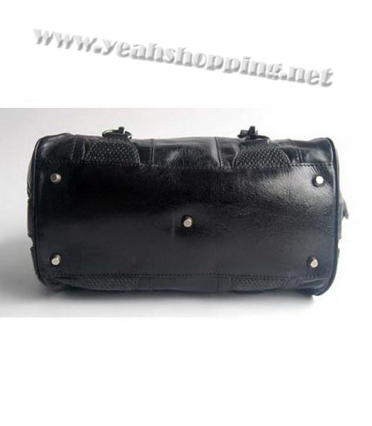 Balenciaga Black Genuine Leather Handbag-4