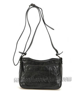 Balenciaga Black Imported Leather Mini Tote Shoulder Bag With Small Nail-3