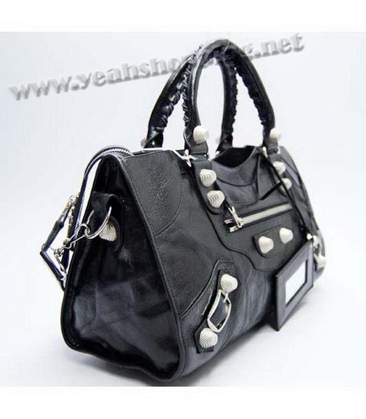 Balenciaga City Bag in Black Leather-1