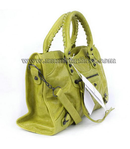 Balenciaga City Bag in Light Green-1