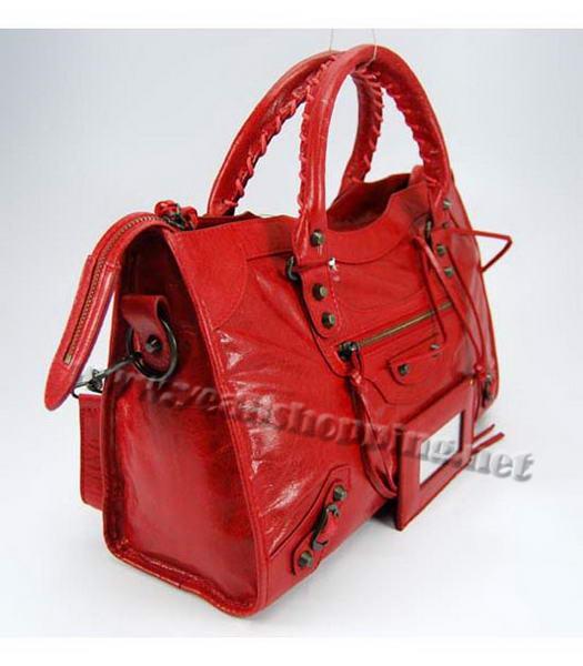 Balenciaga City Bag in Red-1