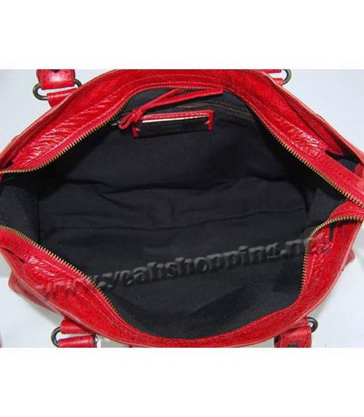 Balenciaga City Bag in Red-4