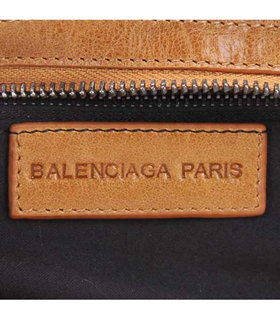 Balenciaga Classic Mini City Tote in Light Coffee Imported Leather Small Nails-9