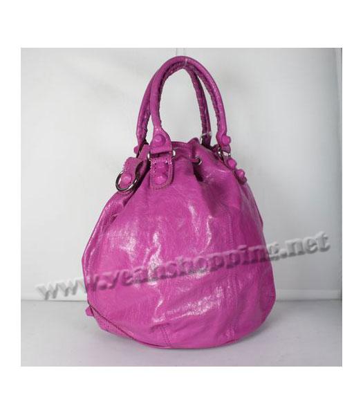 Balenciaga Covered Giant Pompon Tote Bag Fuchsia-1