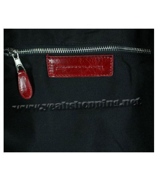 Balenciaga Covered Giant Pompon Tote Bag Jujube Red-4