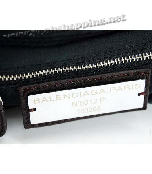 Balenciaga Dark Coffee Leather Handbag-6