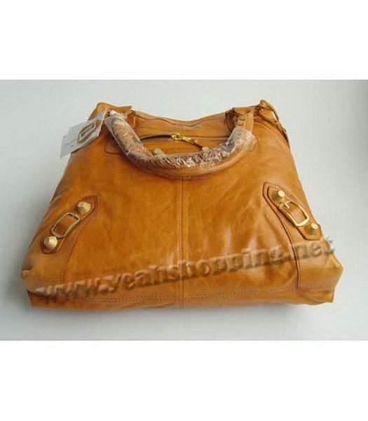 Balenciaga Giant Brief Orange Handbag-3