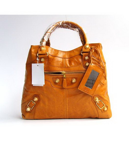 Balenciaga Giant Brief Orange Handbag