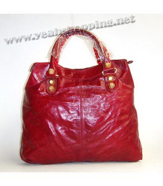 Balenciaga Giant Brief Red Handbag-1