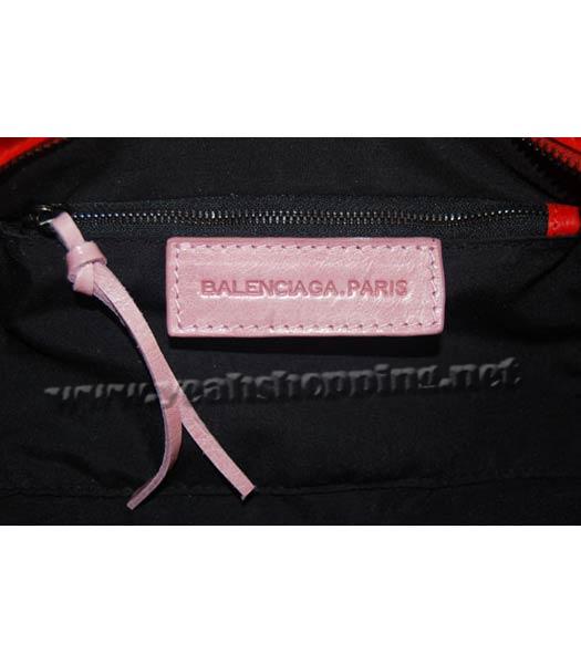 Balenciaga Giant City Bag Pink with Red/Blue/Yellow-6