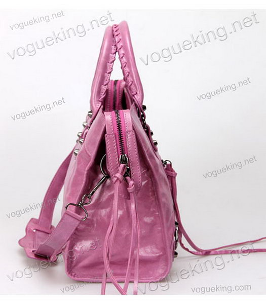 Balenciaga Giant City Handbag in Fuchsia Oil Leather -3