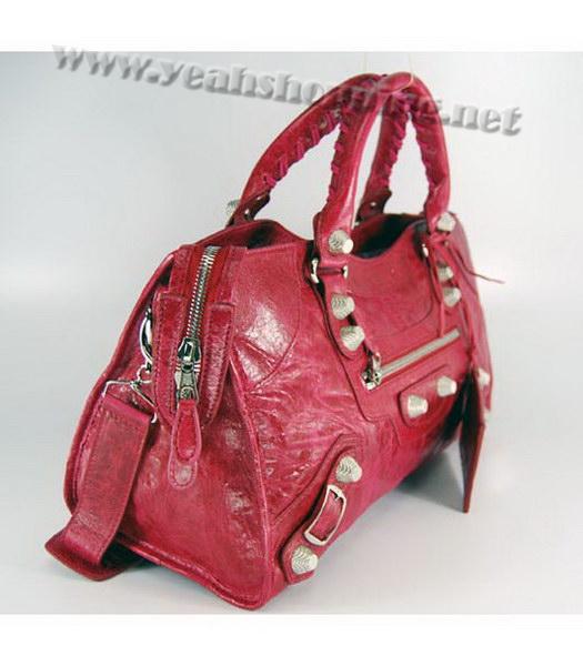 Balenciaga Giant City Lambskin Large Handbag in Red-1