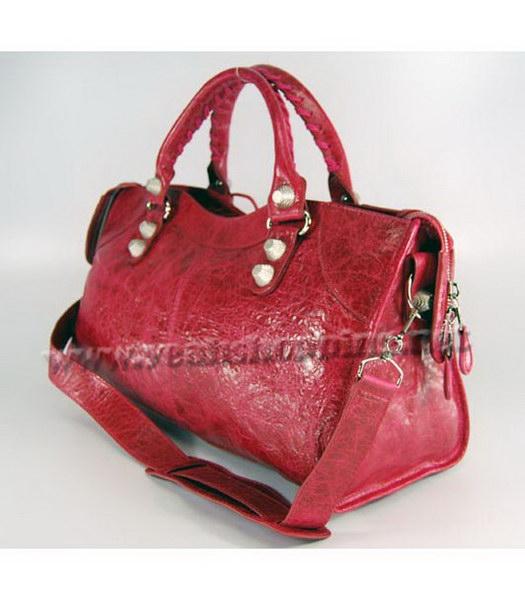 Balenciaga Giant City Lambskin Large Handbag in Red-2