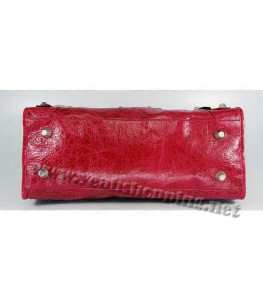 Balenciaga Giant City Lambskin Large Handbag in Red-4