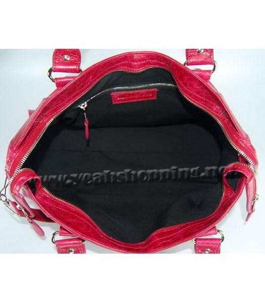 Balenciaga Giant City Lambskin Large Handbag in Red-5