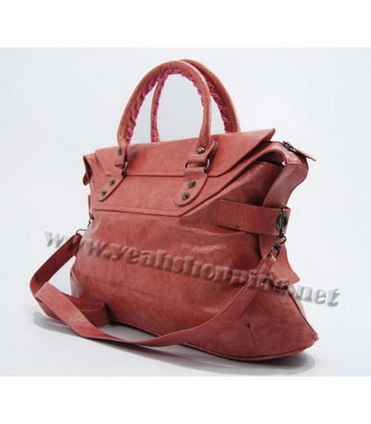 Balenciaga Large City Bag in Pink Leather-2