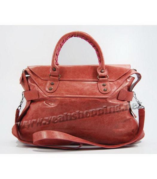 Balenciaga Large City Bag in Pink Leather-3