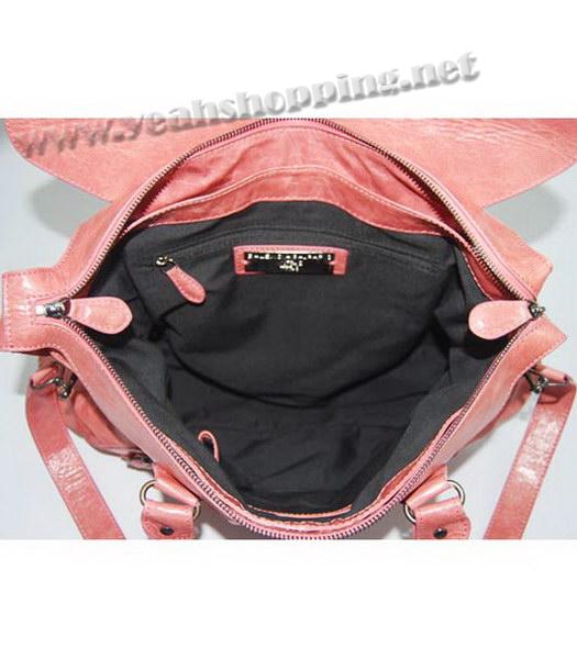 Balenciaga Large City Bag in Pink Leather-5