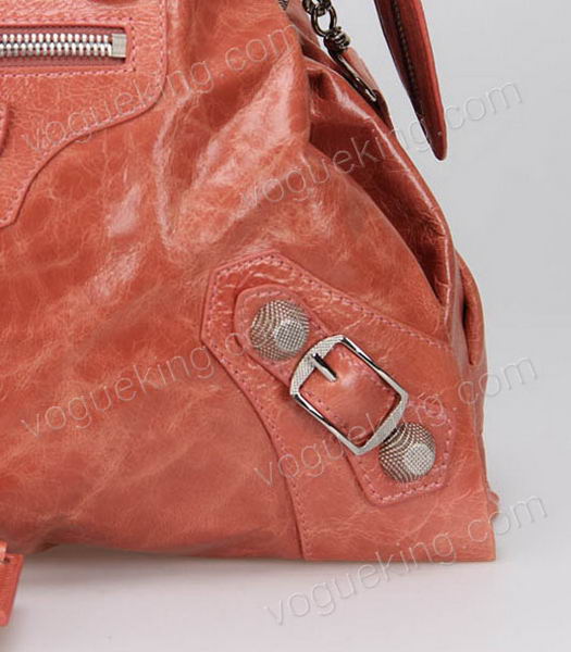 Balenciaga Papier Argent Tote Bag Pink Oil Leather-5
