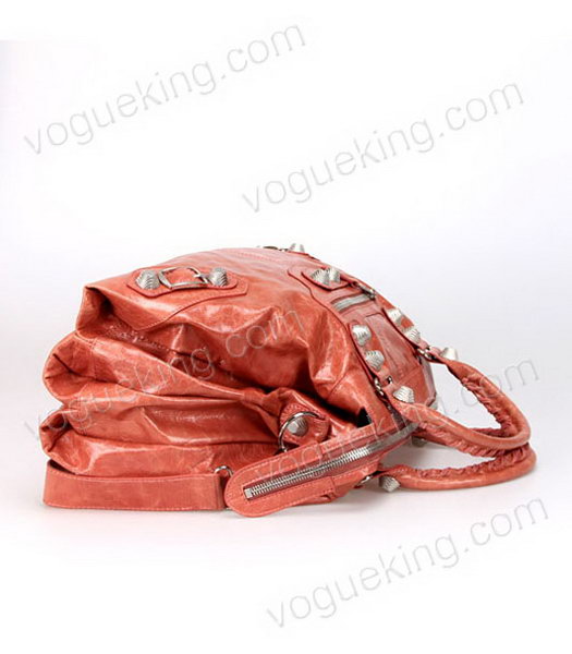 Balenciaga Papier Argent Tote Bag Pink Oil Leather-6