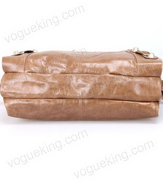Balenciaga Papier Argent Tote Bag Silver Grey Oil Leather-6