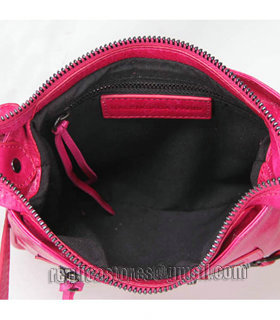Balenciaga Peach Imported Leather Mini Tote Shoulder Bag With Small Nail-8