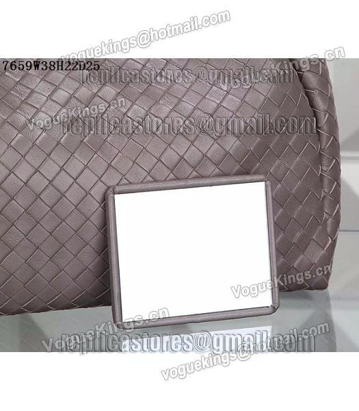 Bottega Veneta Woven Handle Bag Grey-2
