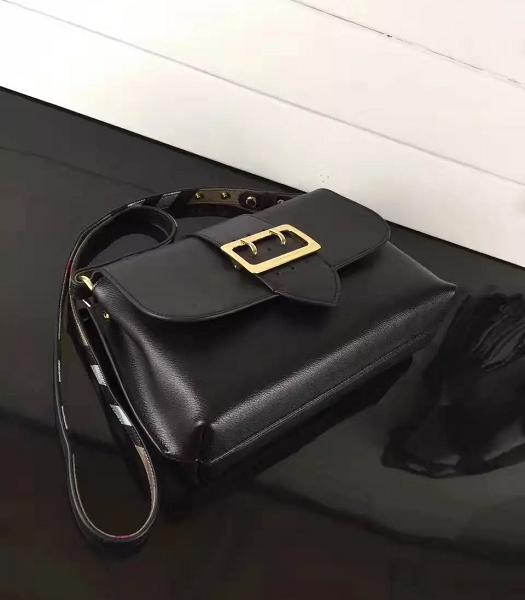 Burberry Black Grainy Leather Small Shoulder Bag-3