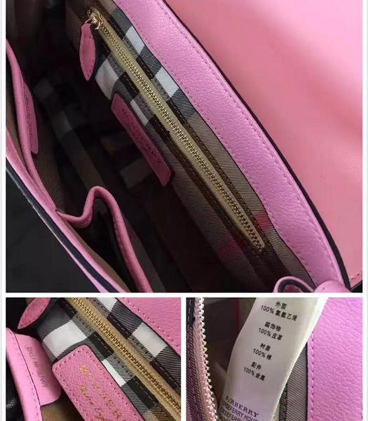 Burberry Pink Grainy Leather Small Shoulder Bag-2