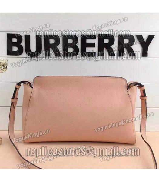 Burberry The Saddle Bag Calfskin Leather Crossbody Bag In Pink-1