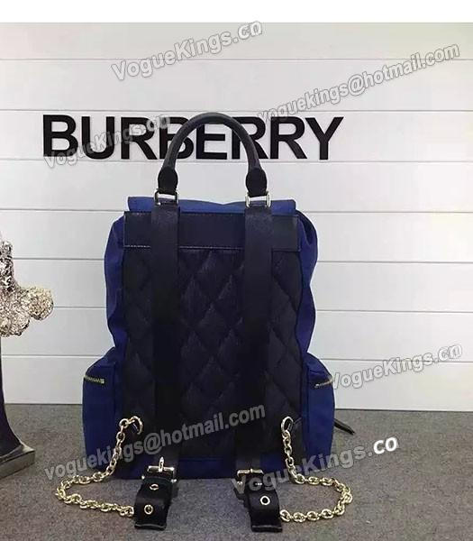 Burberry Trench Calfskin Leather The Rucksack Backpack Blue-2
