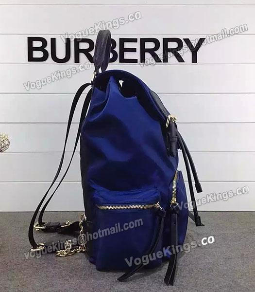 Burberry Trench Calfskin Leather The Rucksack Backpack Blue-3