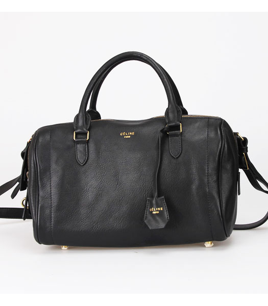 Celine Asymmetrical Original Calfskin Handbag Black